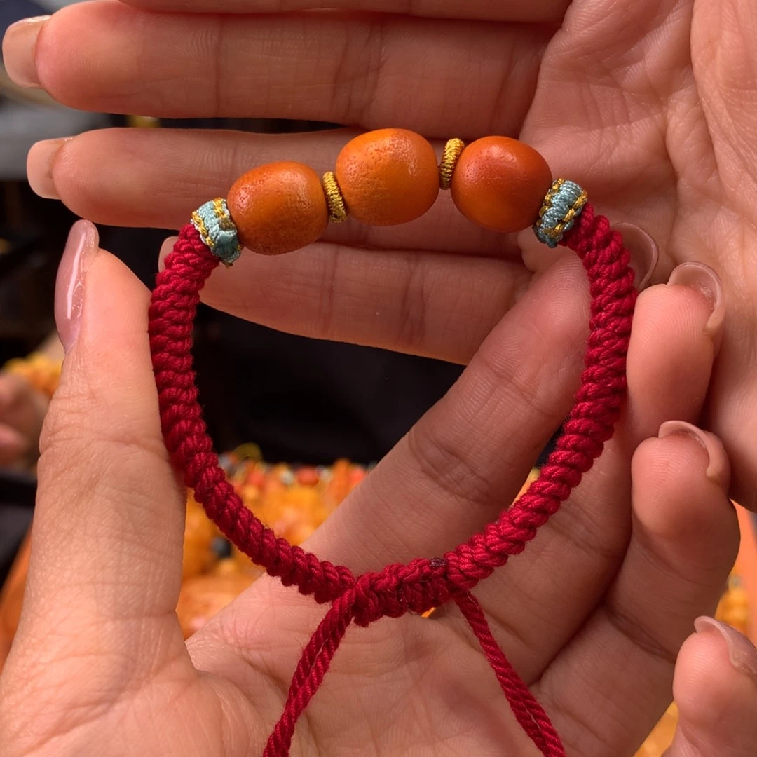 未镶嵌蜜蜡手绳天然