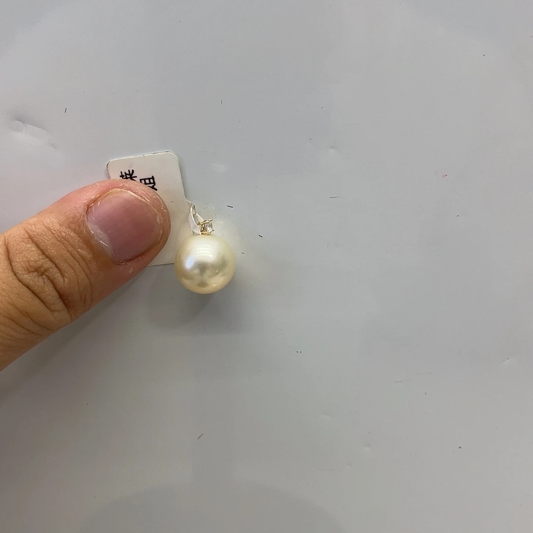 海水珍珠18K金镶嵌颈饰