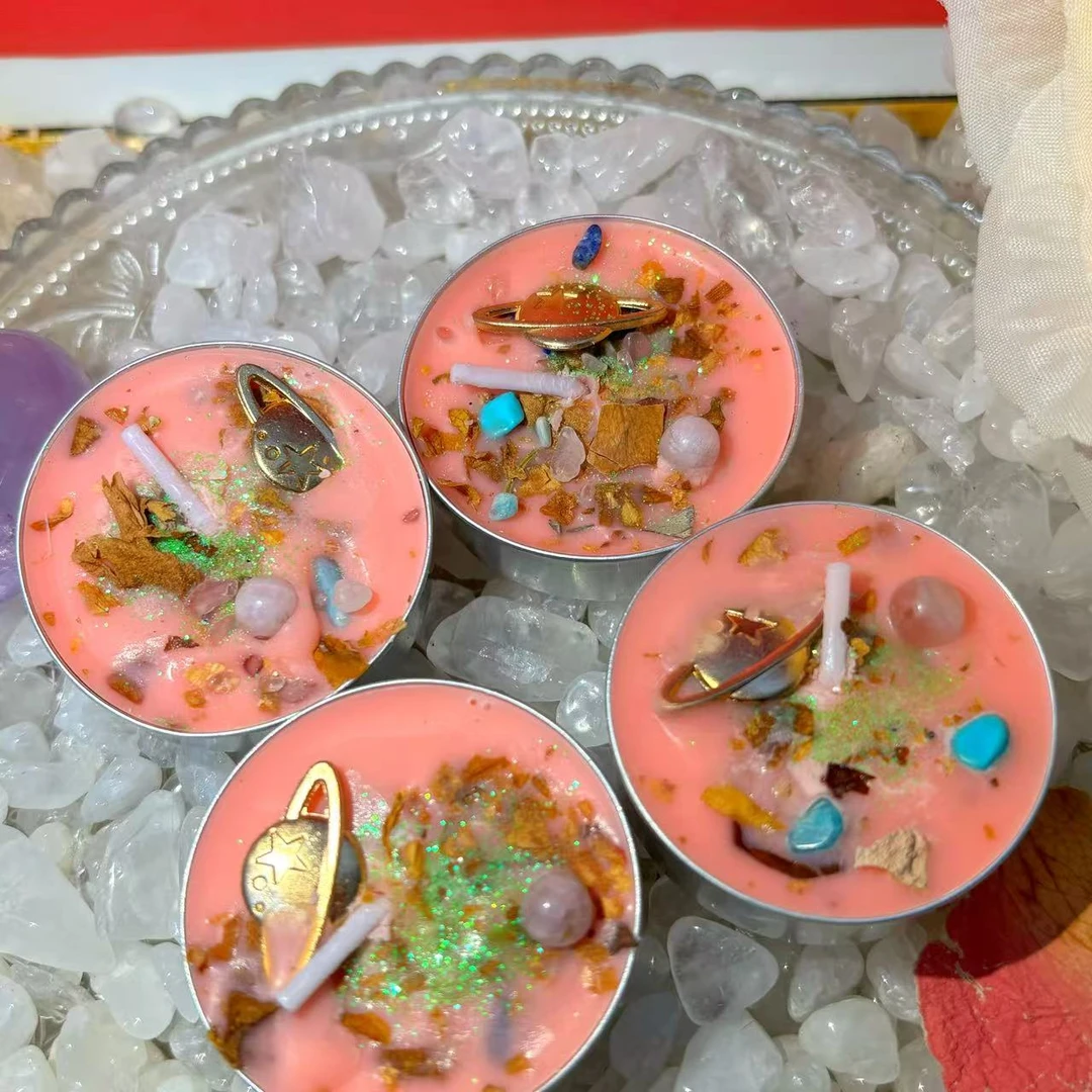 4个玫瑰魅魅珍贵爱蜡烛  满月大场