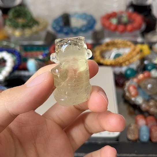 水晶矿坑未镶嵌摆件