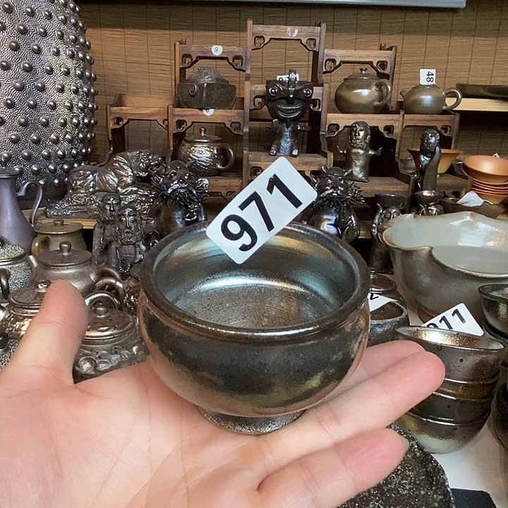 高温柴烧陶泥主人杯