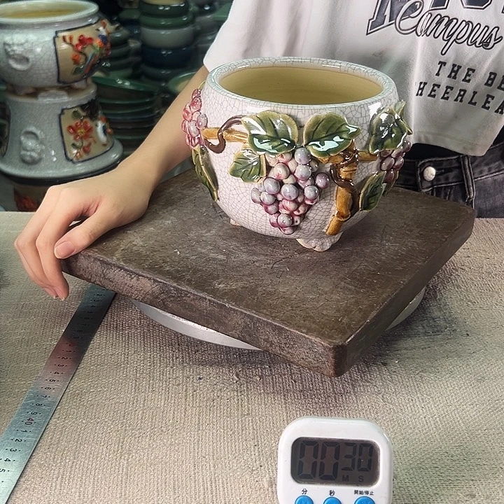 泳坤堂石湾盆陶瓷