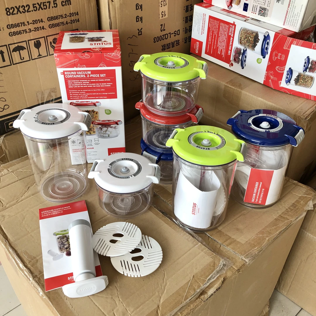 出德国好货Tritan真空保鲜盒冰鲜五谷杂粮茶叶奶粉收纳密封罐