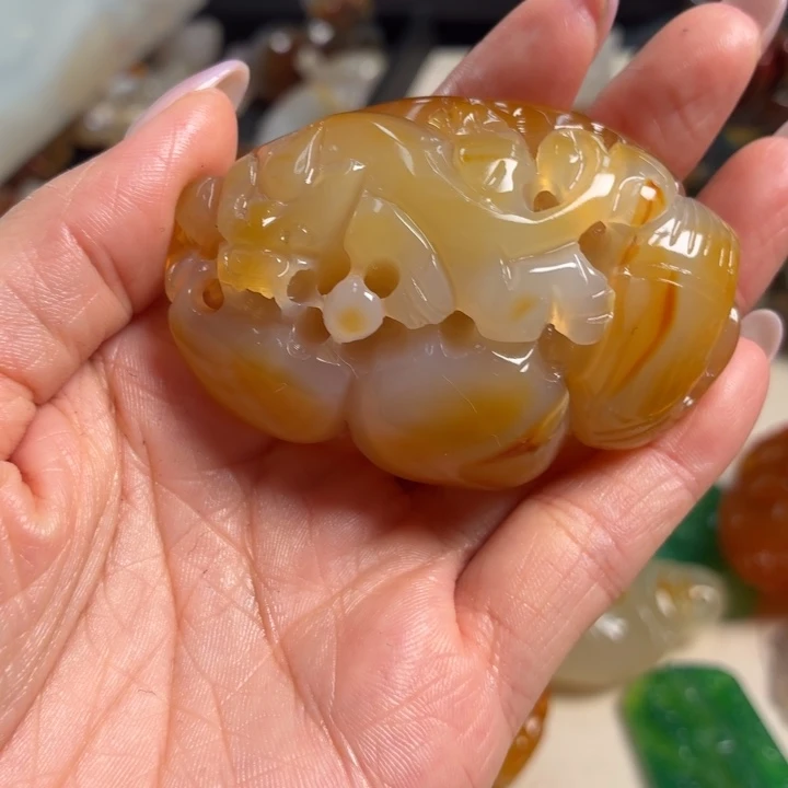 玛瑙/玉髓未镶嵌吊坠(不含链)