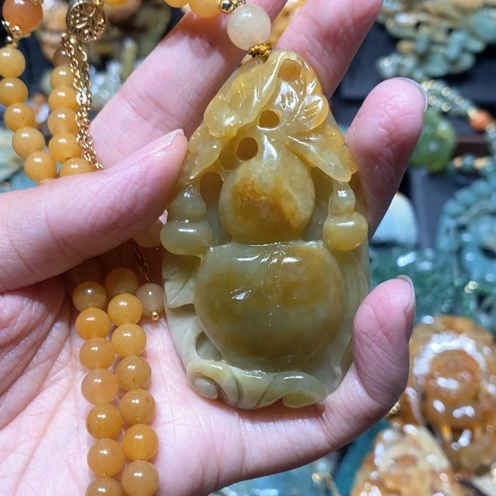 岫玉毛衣链未镶嵌