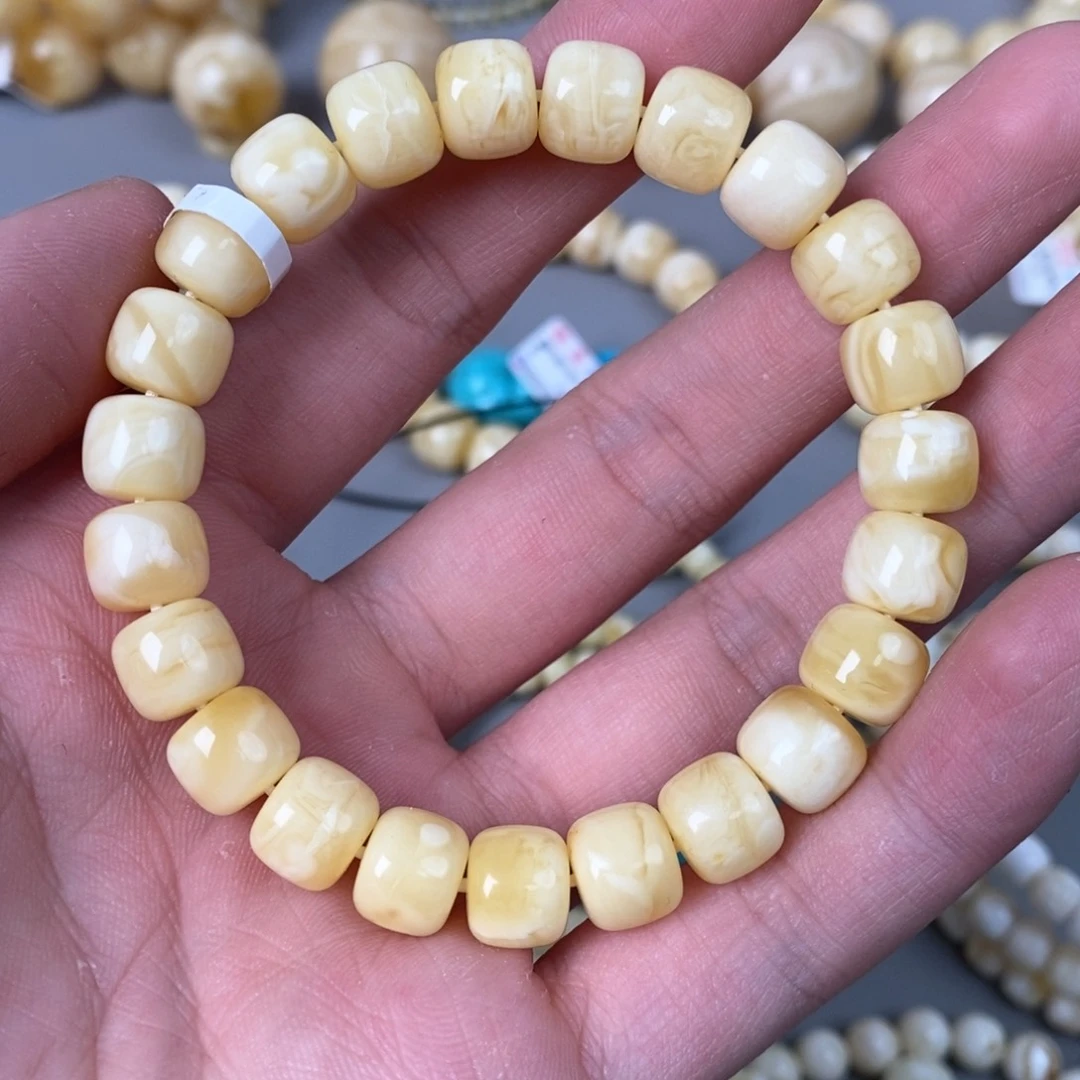 琥珀珠宝奇石未镶嵌10mm