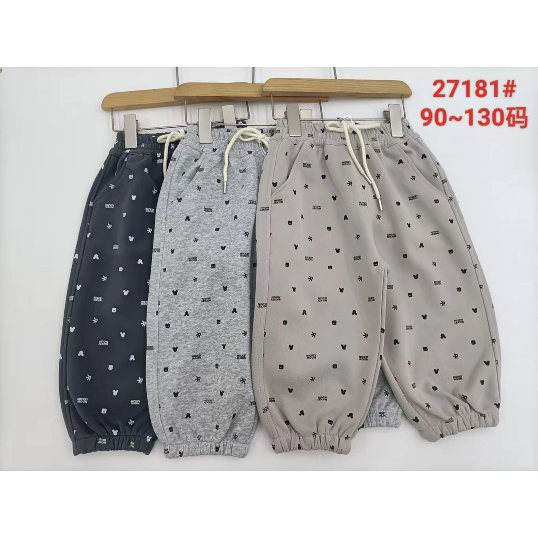 新款满印小奇头卫裤27181