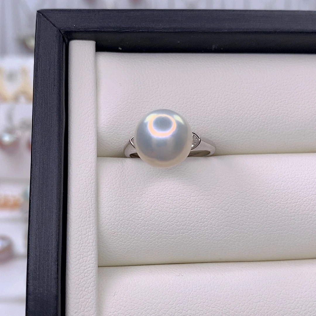 ****࿐颈饰淡水珍珠银S925镶嵌