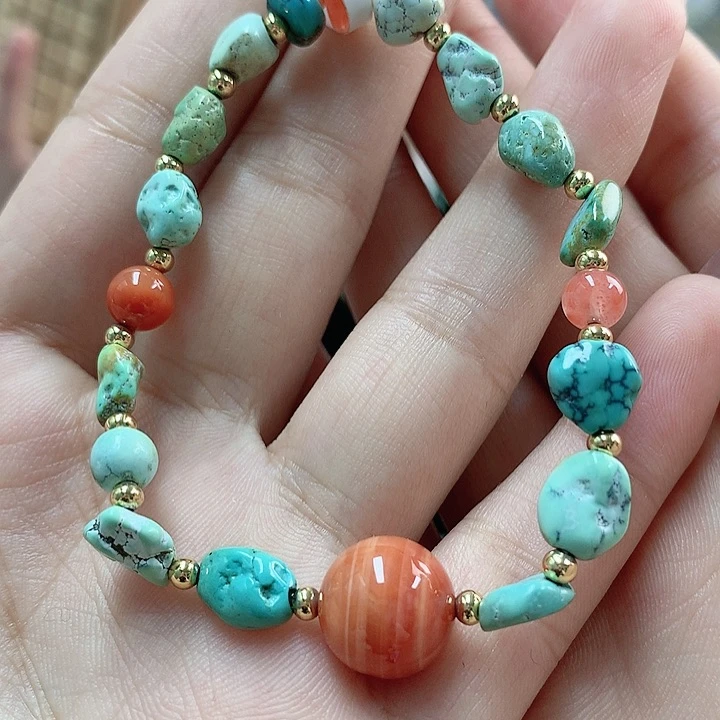 绿松石珠宝奇石未镶嵌