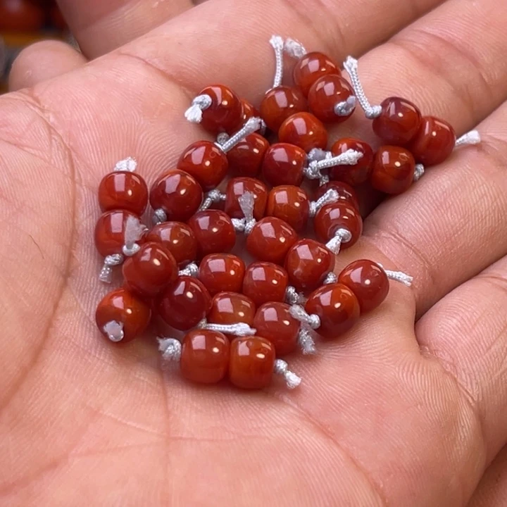 南红玛瑙未镶嵌川料瓦西精工老型对珠卡6➕多样性发货其一