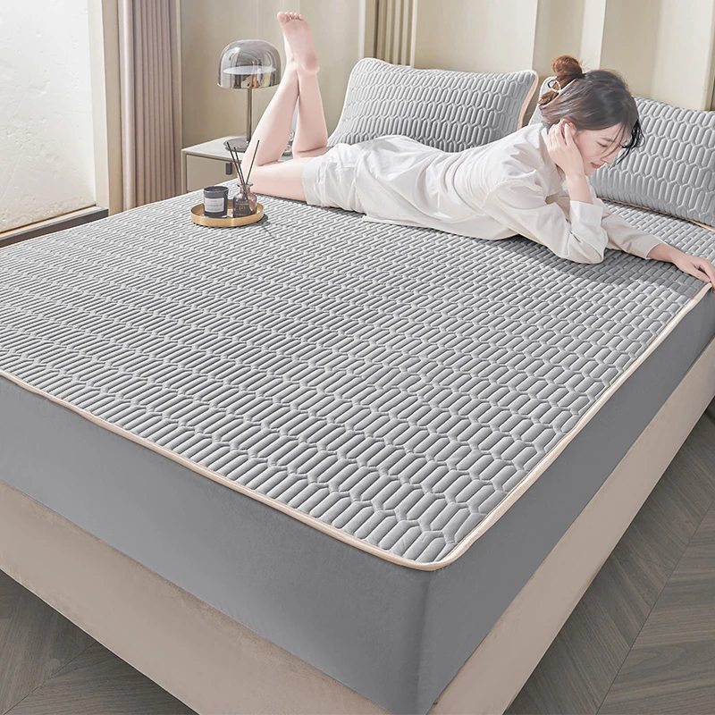 夏天专用冰丝席床笠款乳胶凉席夏季可机洗空调席学生宿舍单人软席