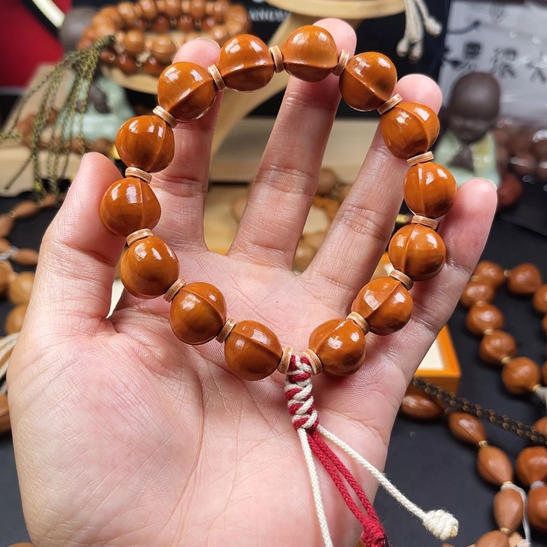 橄榄核手串纯手工梅林铁核鲨鱼背橄榄核手串