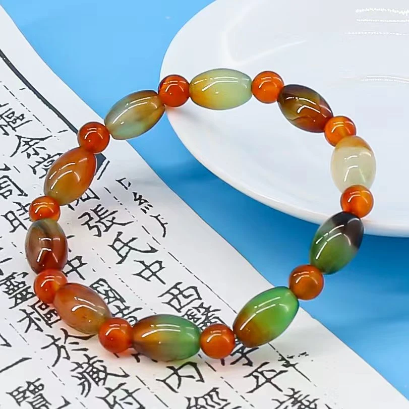 0431孔雀玛瑙米珠-GZS0431
