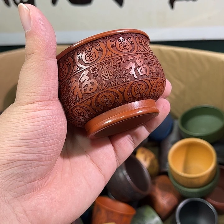 茶杯紫砂全手工紫砂主人杯