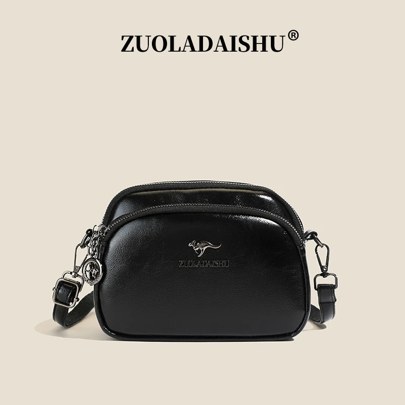 2025春夏新款复古气质百搭手机包小方包单肩斜跨时尚气质品牌女包