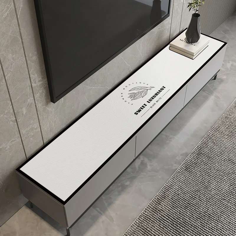 简约轻奢风电视柜桌面垫电视柜台面垫子电视柜垫子高级上档次定制