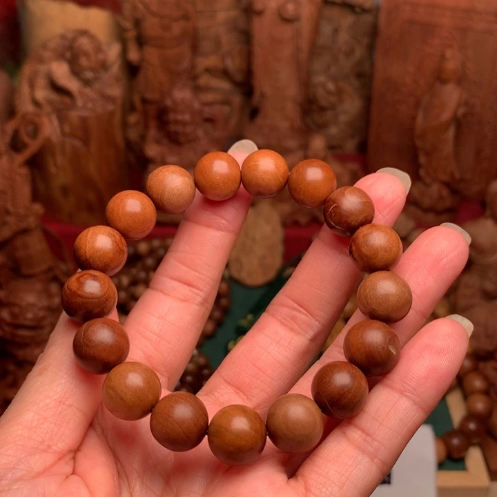 檀香木手串/手链老山檀1.2单圈瑕疵