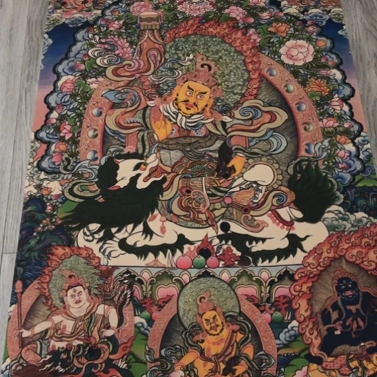 装裱画老师经典唐卡作品