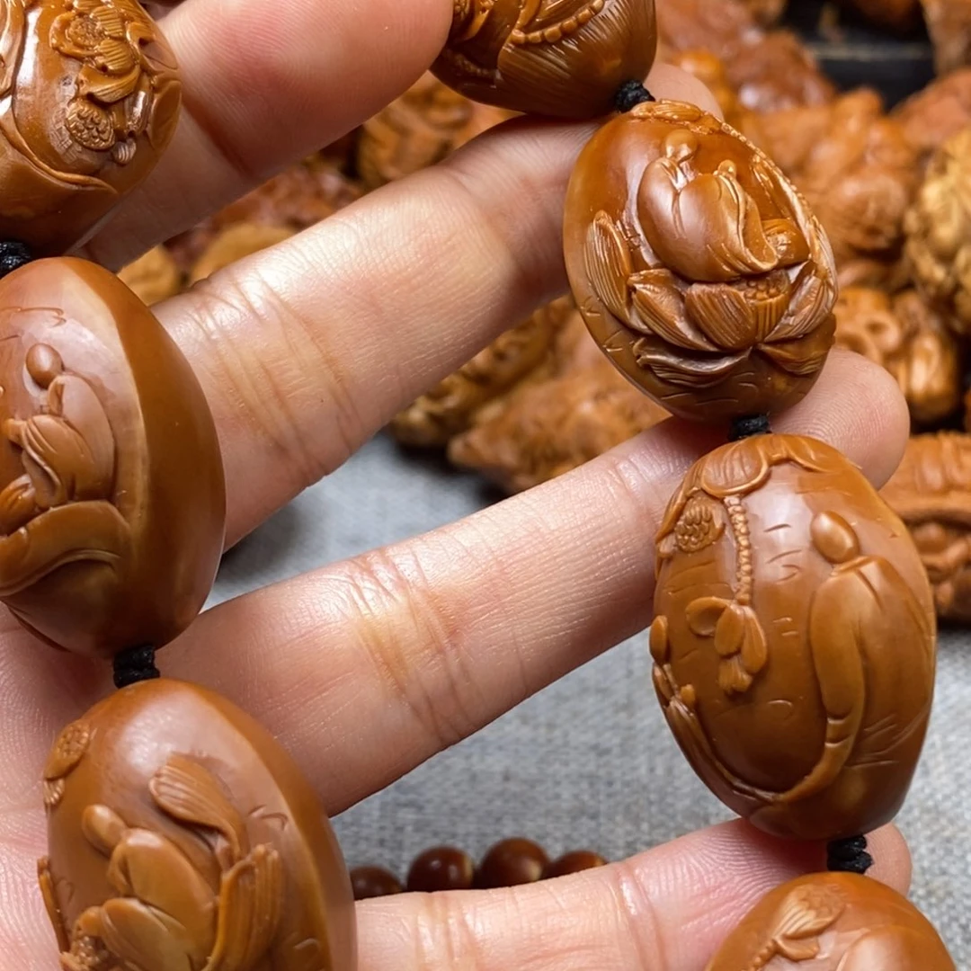 橄榄核手串/手链(****八核雕手串