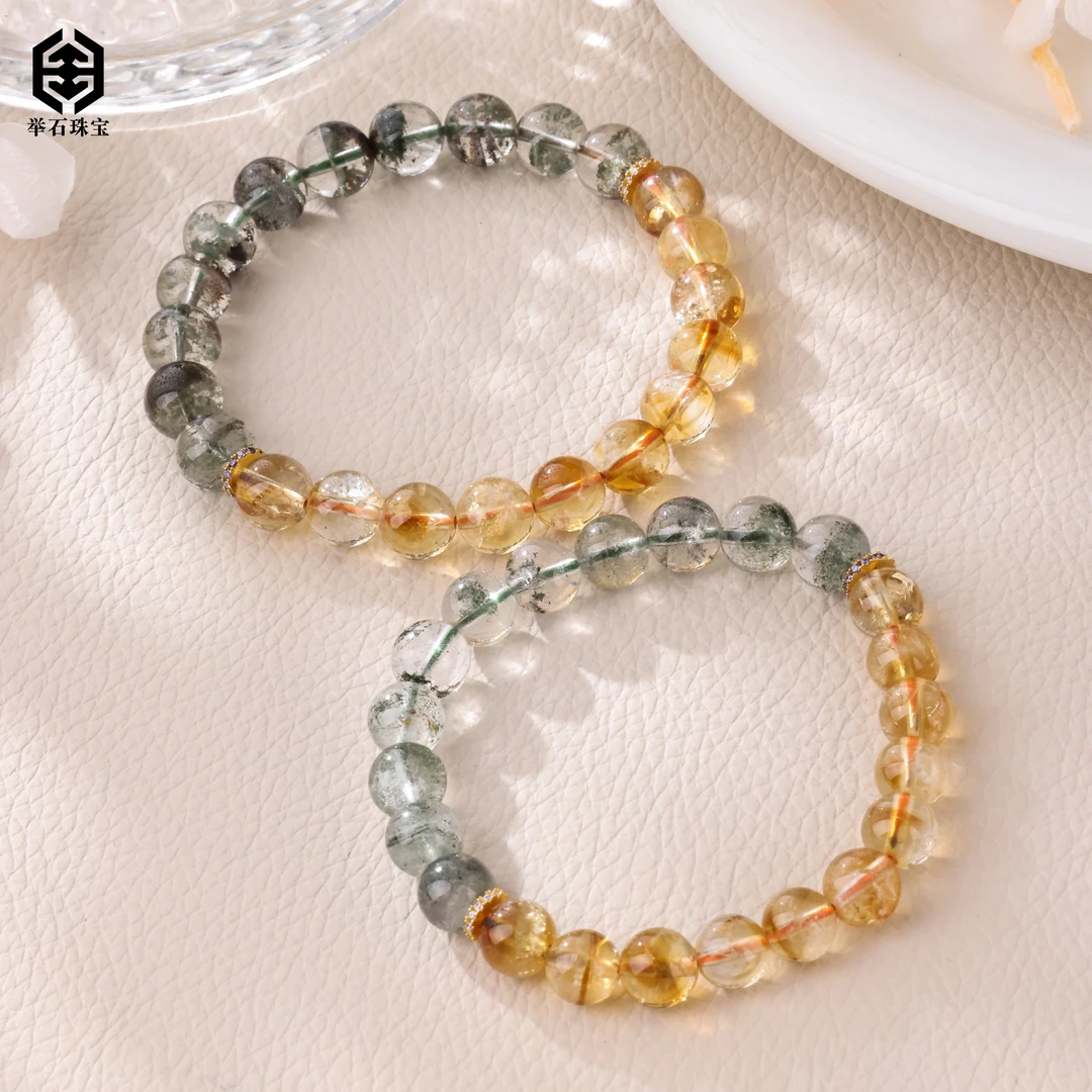 【举石珠宝】T0308-1000-23水晶手串（一件/多样性发/约6mm+）T