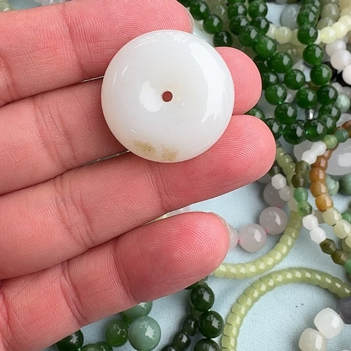 和田玉未镶嵌吊坠(不含链)