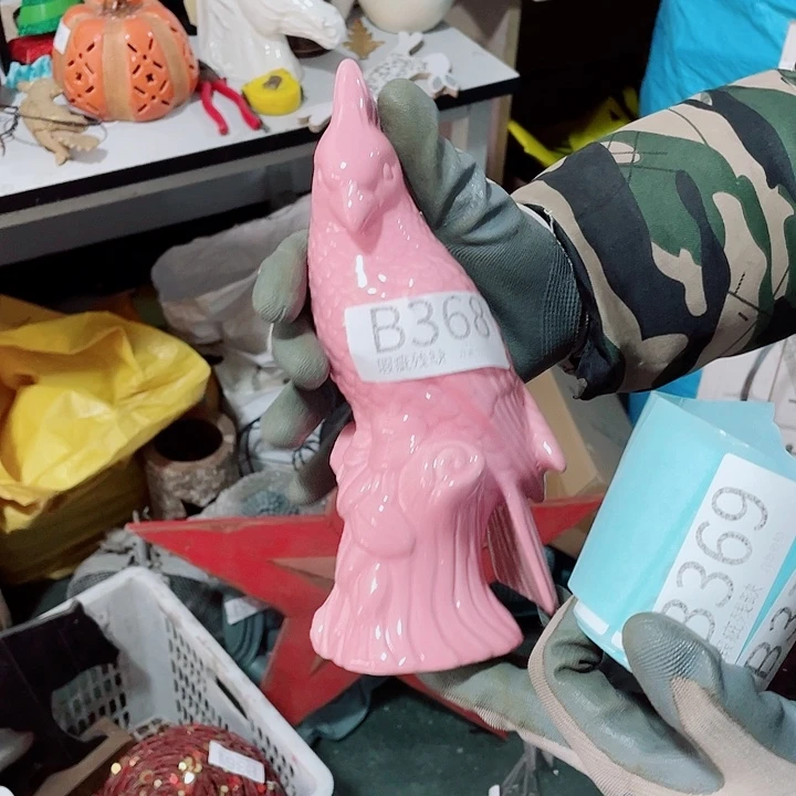 摆件孤品老货微瑕瓷