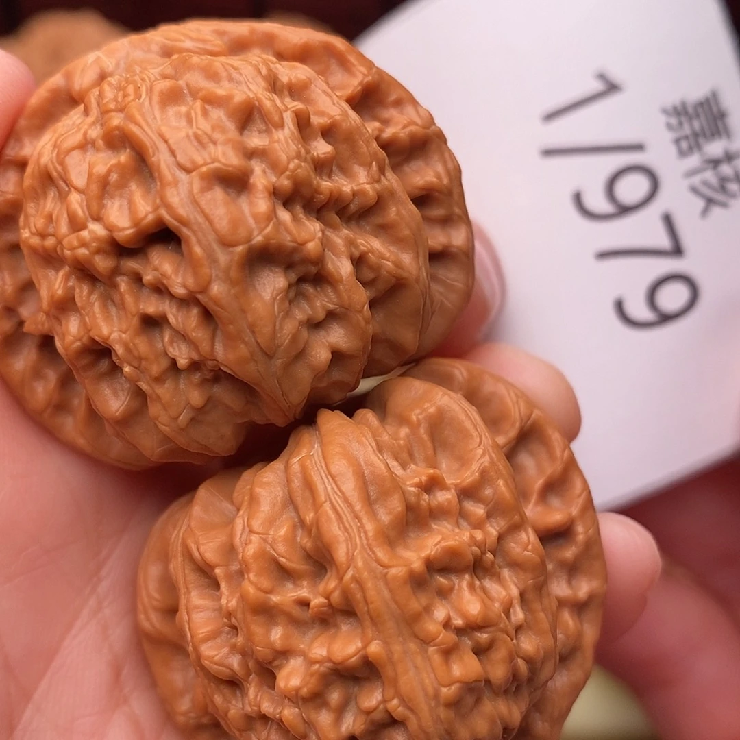 把件文玩核桃41白狮子