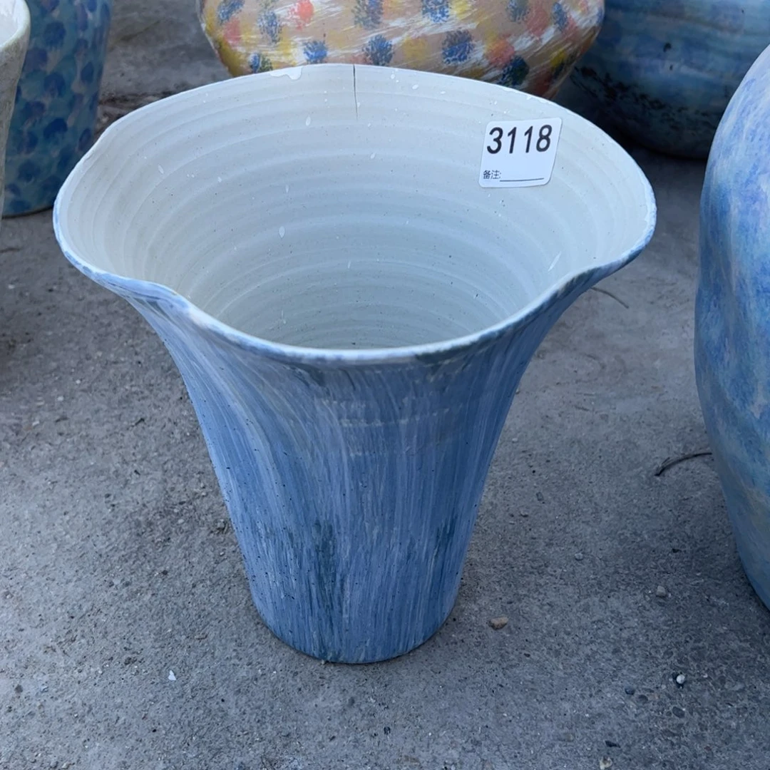 瓷片3118高24口13微瑕无孔底裂