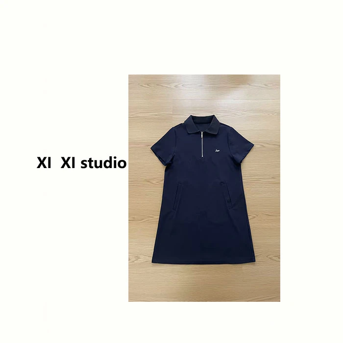【汐汐女装】小个子定制洋气百搭显瘦Polo裙 7101