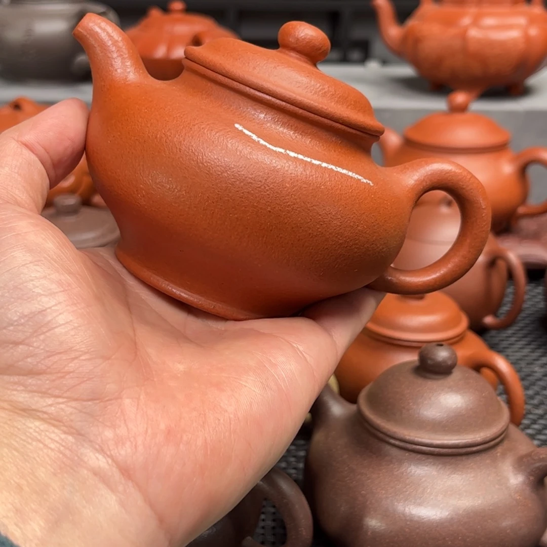 紫砂茶壶得*紫砂艺术茶具套装红降坡