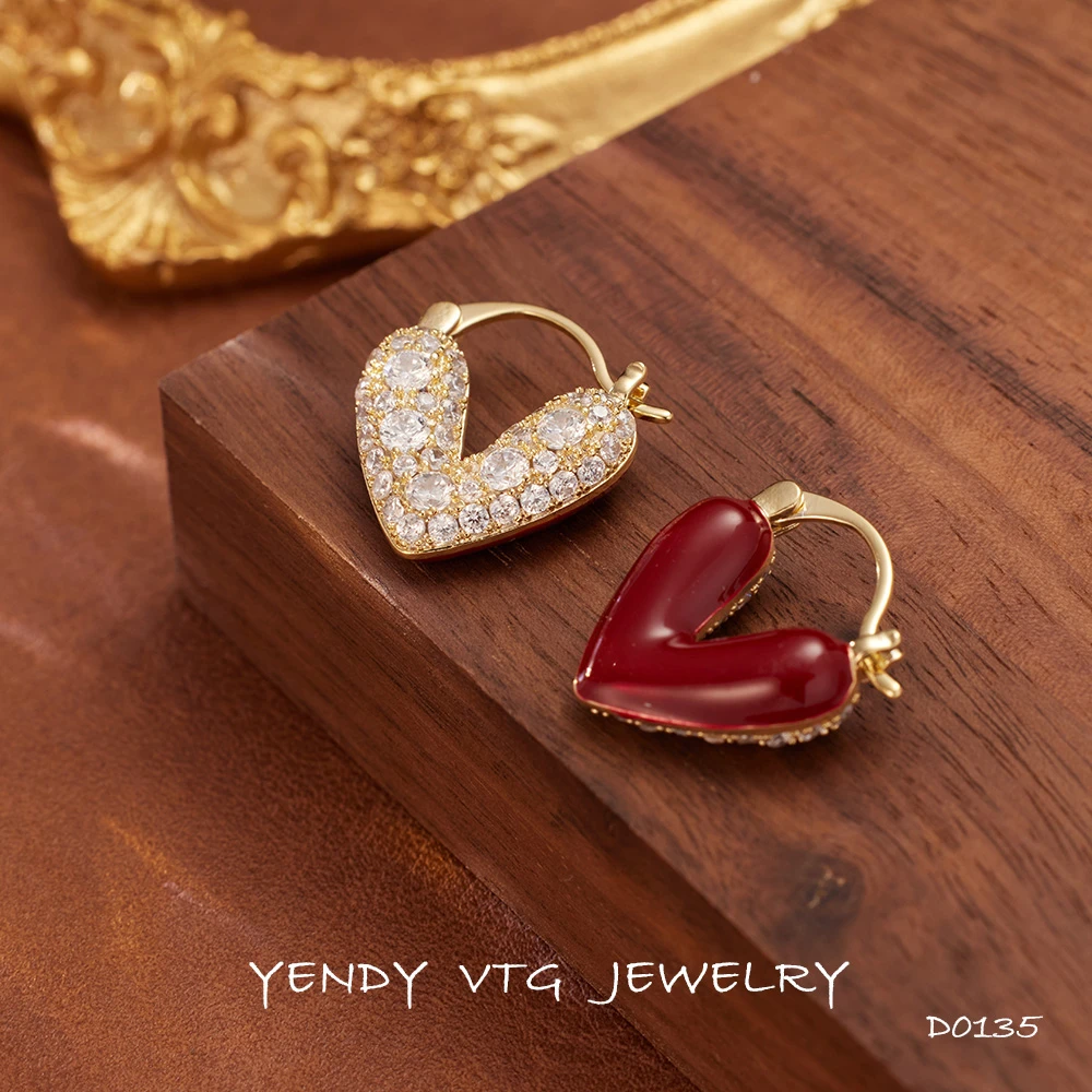 铜合金耳饰  D0135「星源之心」BLUX 布卢克斯 法♠限定耳钉