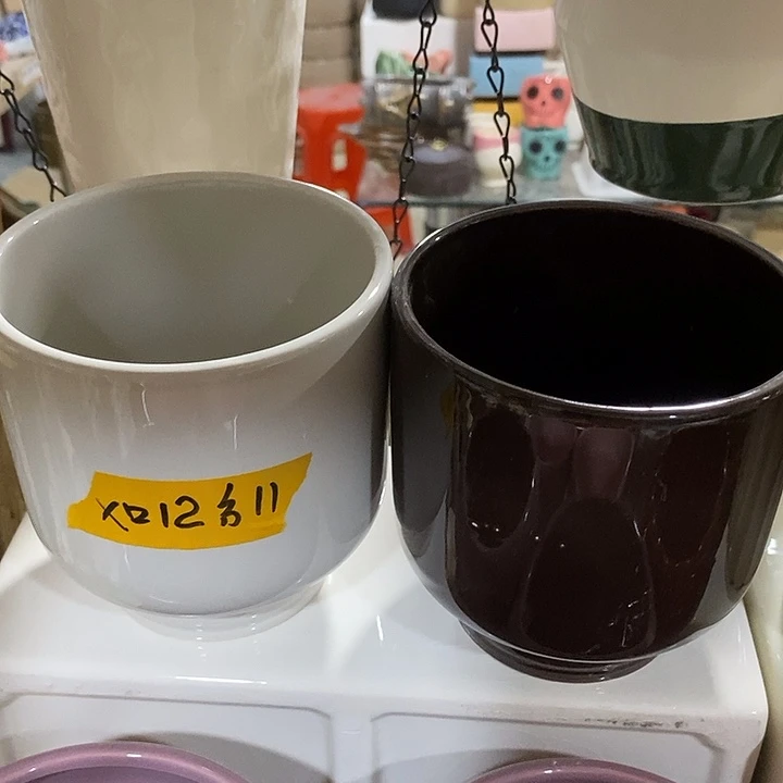 摆件陶盆有孔 瑕疵介意勿拍
