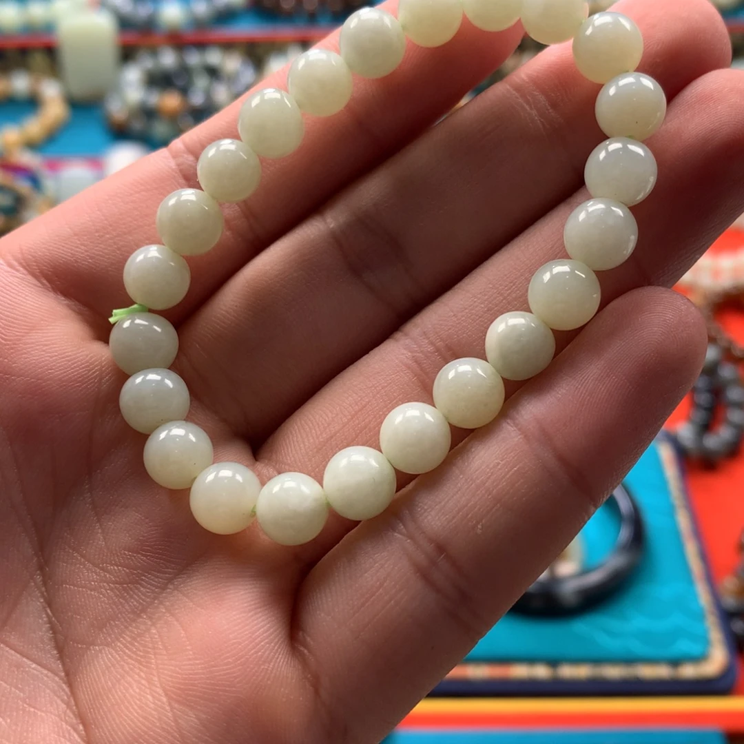 和田玉（糖玉）未镶嵌手链