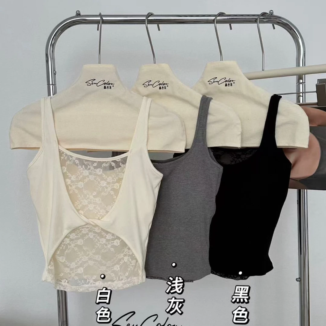 清仓性感纯欲蕾丝美背