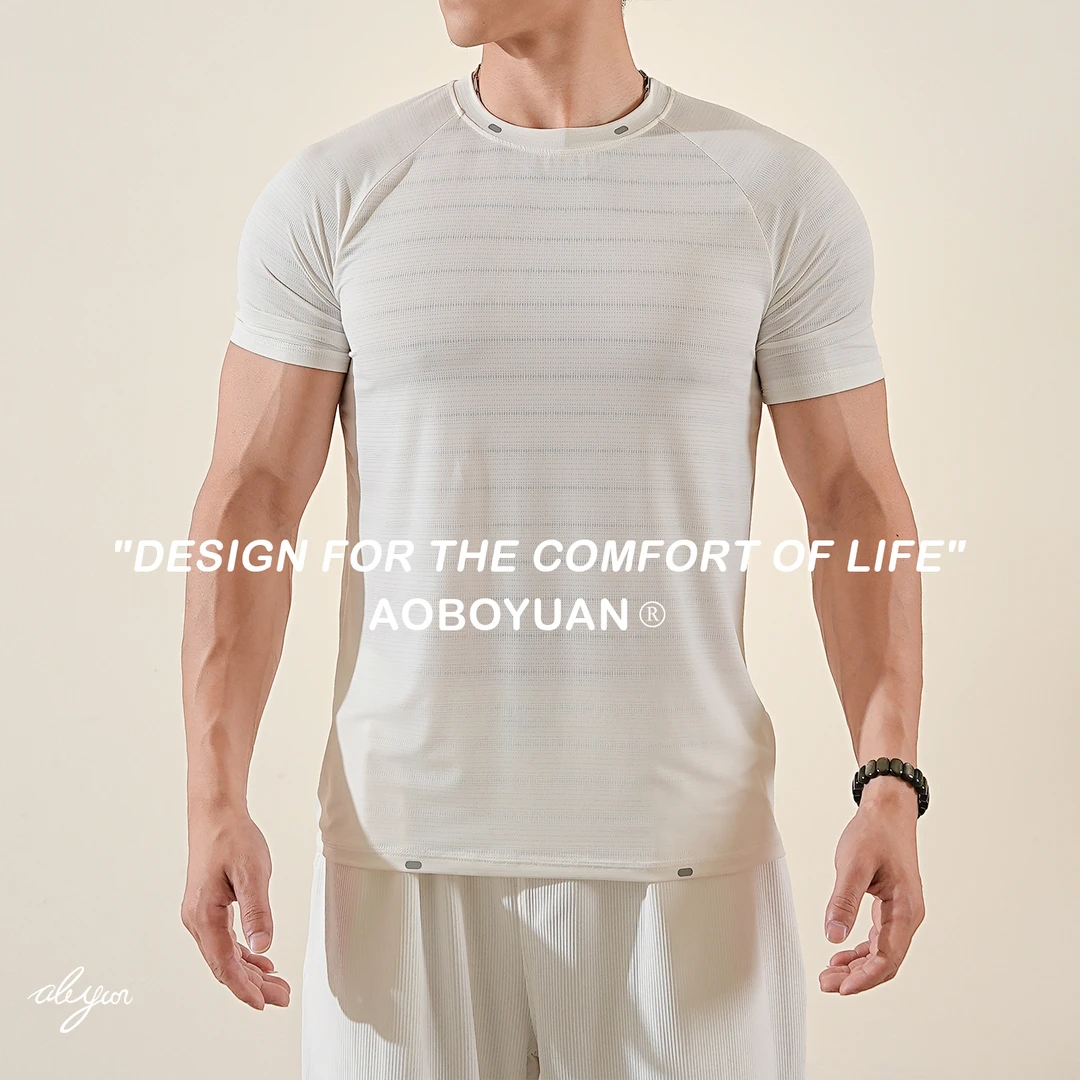 短袖速干弹力修身透气男运动T恤休闲排汗训练健身运动短袖