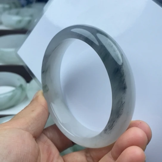 石英质玉（金丝玉）未镶嵌手镯