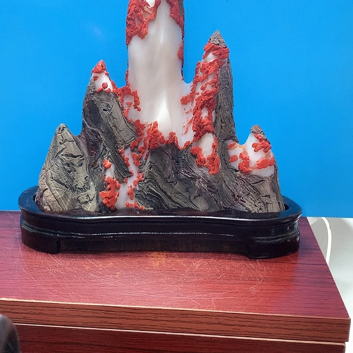 灵璧奇石摆件山摆件