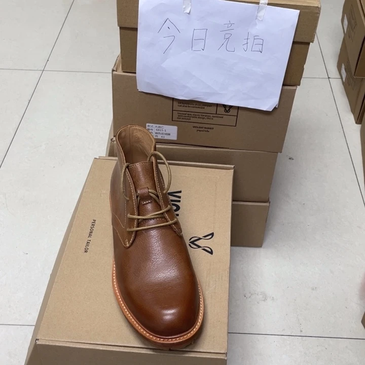 牛皮（革）41沙漠靴鹿皮