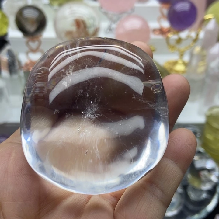 摆件未镶嵌水晶白水晶手握