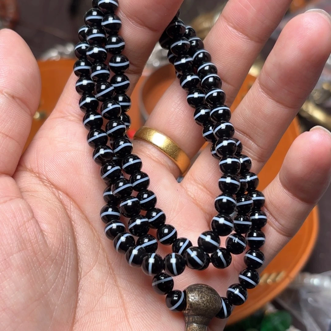 ?***?铜星月菩提吊坠项链