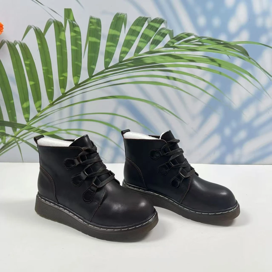 小强家女鞋春秋百搭舒适女短靴（M15-2-1）（50813）