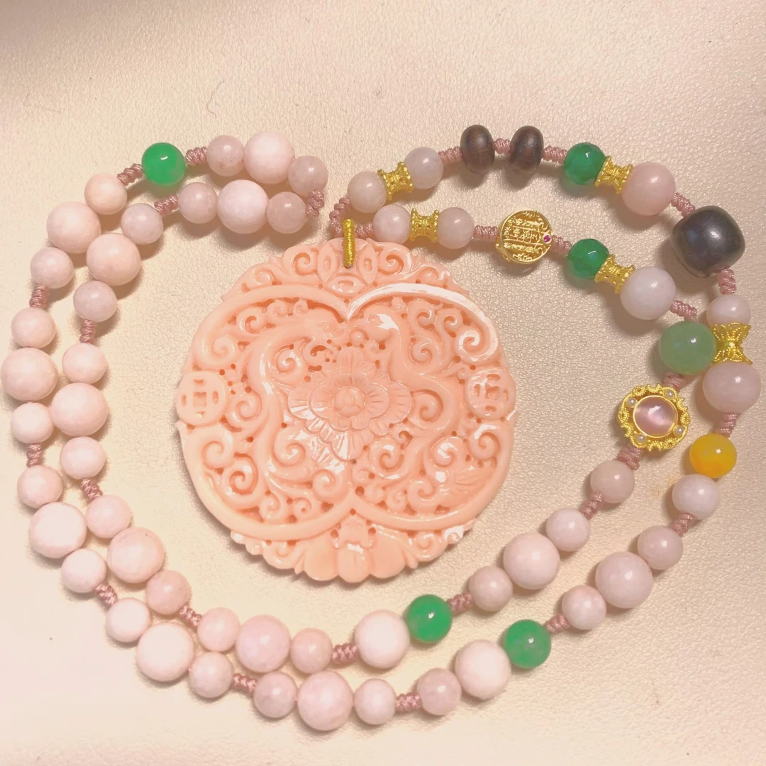 【静雯珠宝】Y012 -DIY-时尚饰品- 平安扣 吊坠-多样性发其一