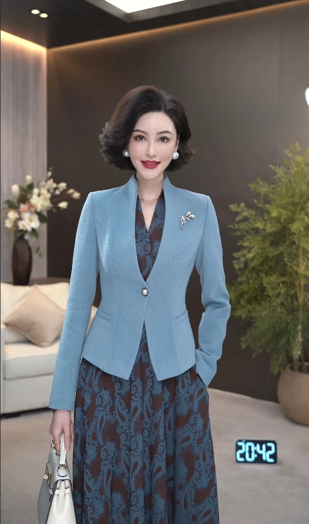 2025新款超柔高贵气质时尚显瘦百搭上衣外套WF2110