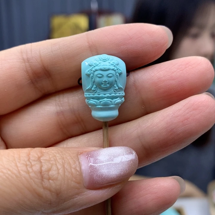 绿松石未镶嵌三通卡13