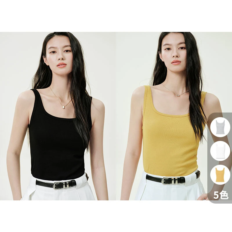 A美洋MEIYANG 沙漏背心 刚需单品！【欧若风】弹力修身显瘦上衣-周一