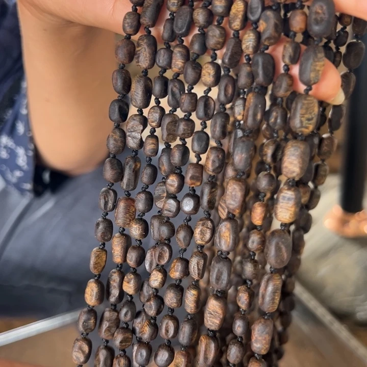 沉香手串紫棋虫漏沉水13克卡5多样性发1条