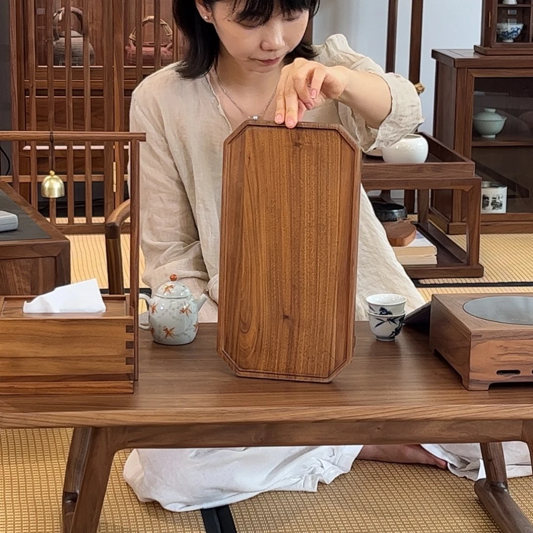 黑胡桃木干泡盘样品