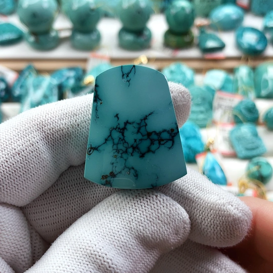 绿松石未镶嵌车挂