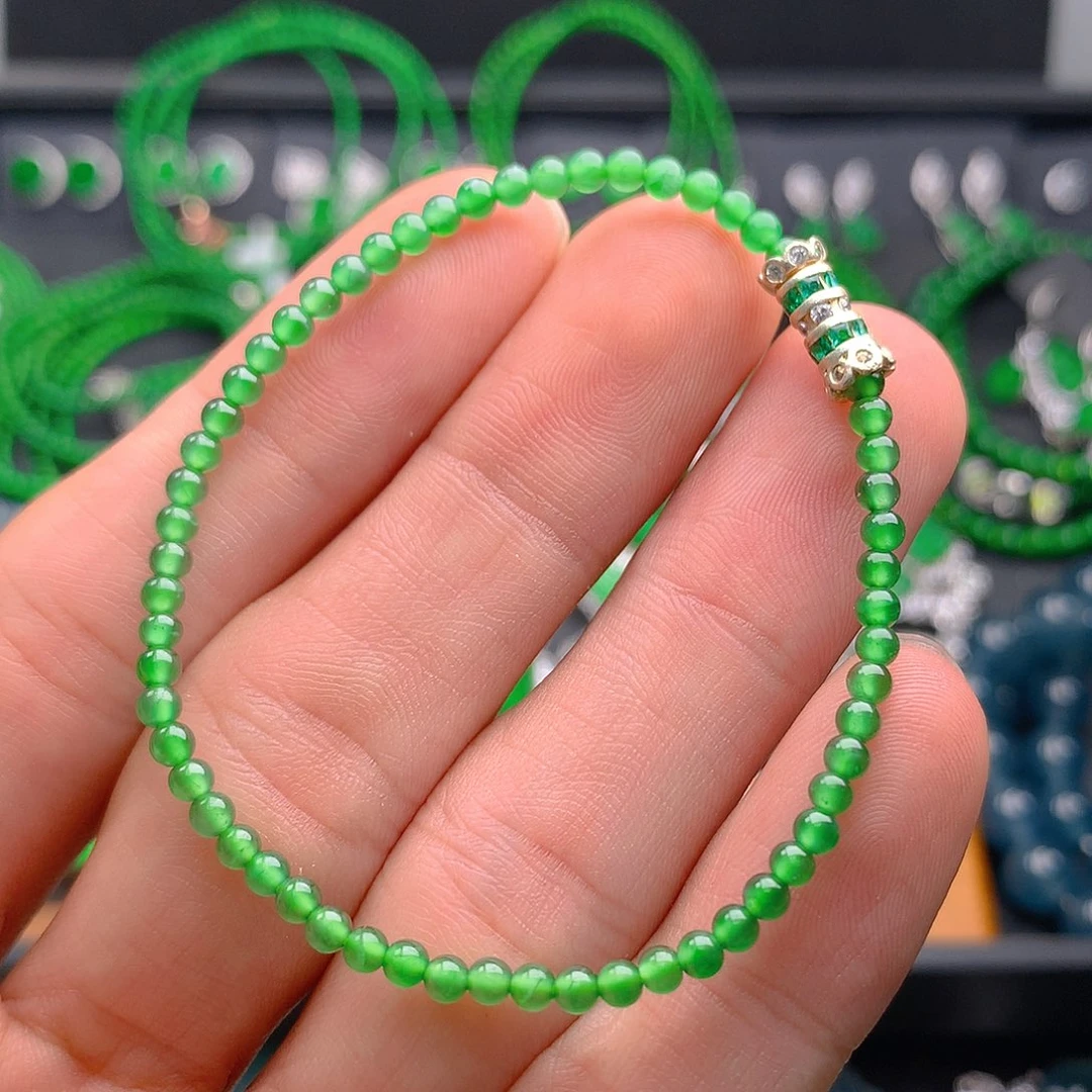 未镶嵌手链翡翠翡翠3.0