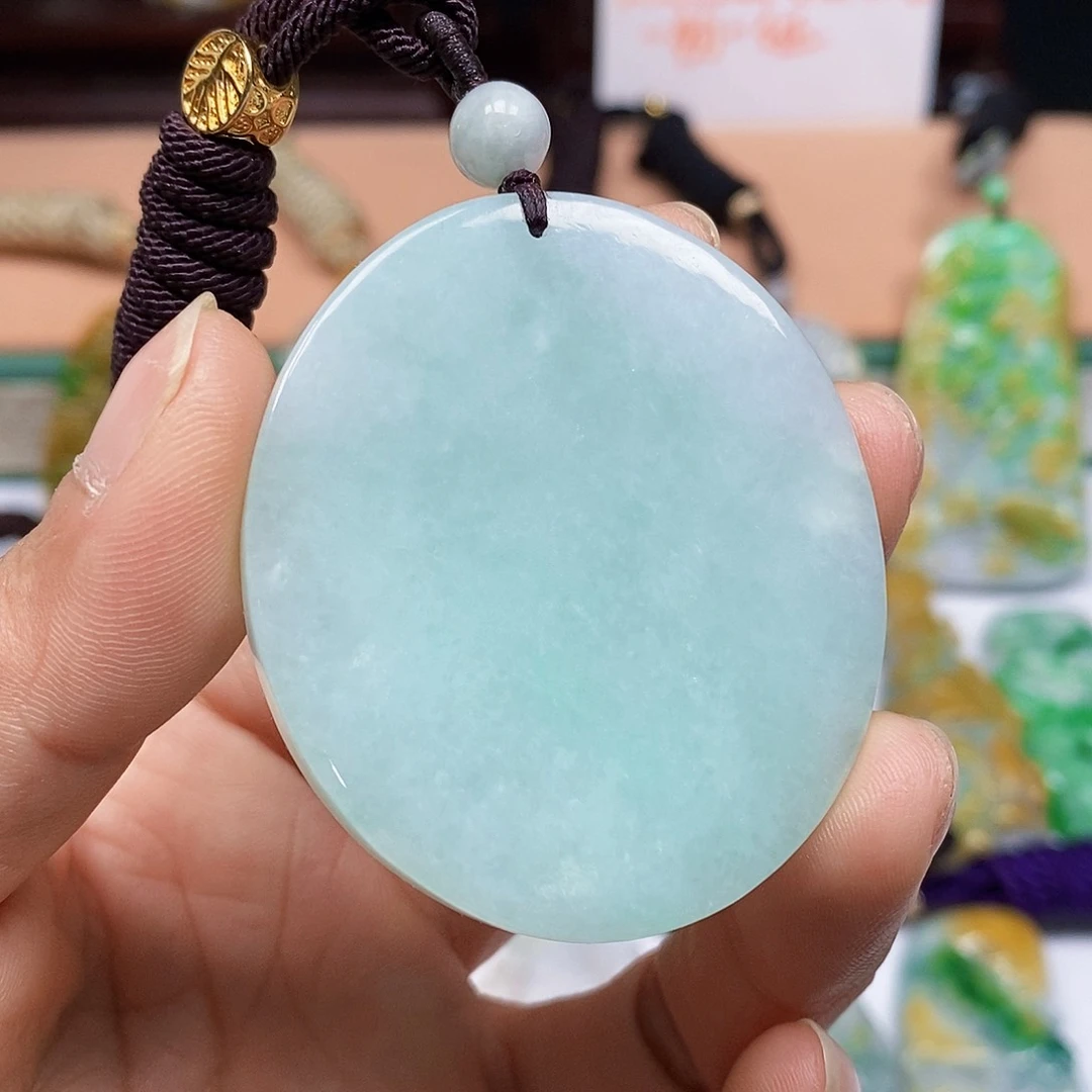 颈饰未镶嵌翡翠翡翠A货一物一证